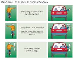 hand arm signals driving